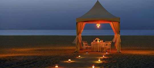 5 Star Hotels in Goa,  Candle Light Dinner in Goaa