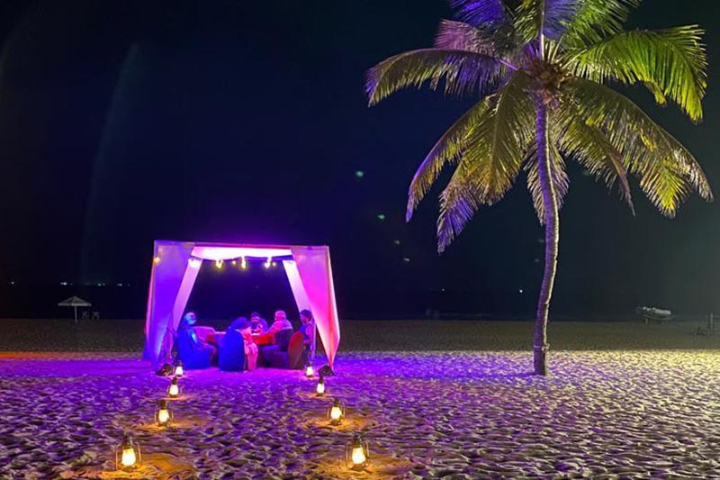 Best Candle Light Dinner Setups in Goa for Couples | Best Selling Setup at Calangute Goa