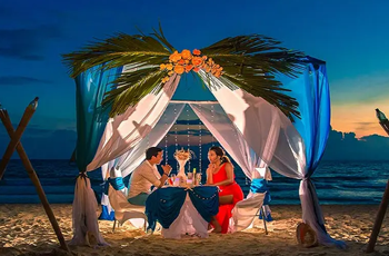 beach dinners and sunset dinner bookings for couples in goa